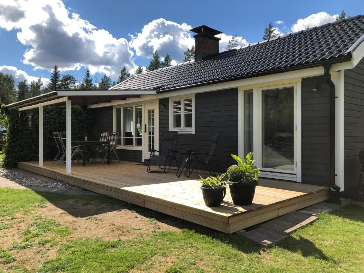 Modern Lakeside Cottage & Boat Near Isaberg Kavsjo Exterior foto
